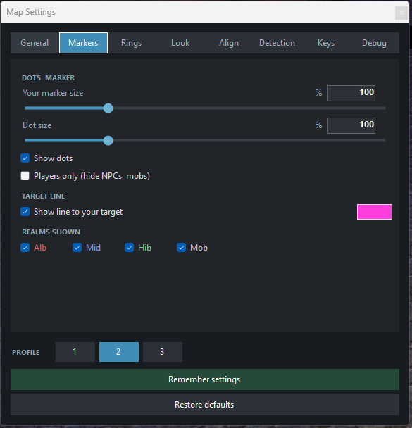 Overwatch settings