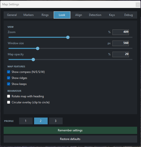 Overwatch settings