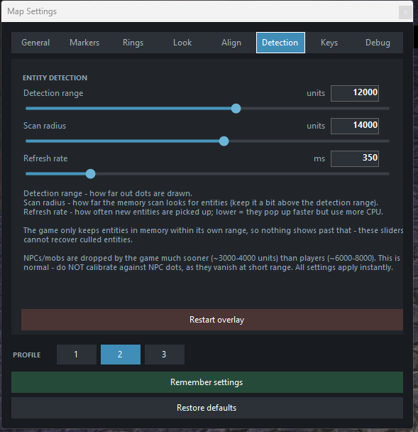 Overwatch settings