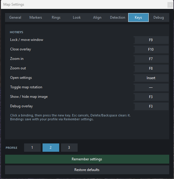 Overwatch settings